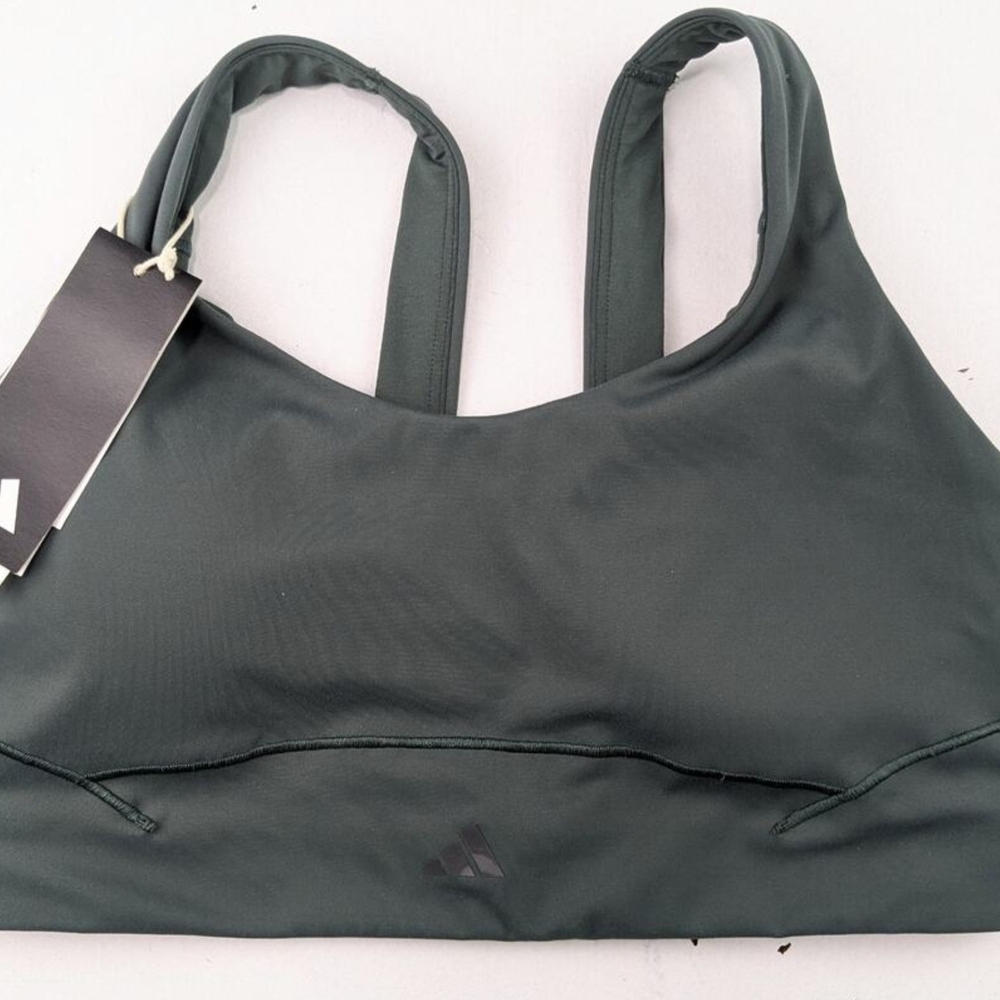 adidas Dark Green Sports Bra